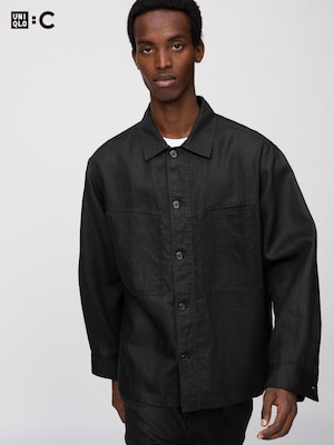 Premium Linen Shirt Jacket