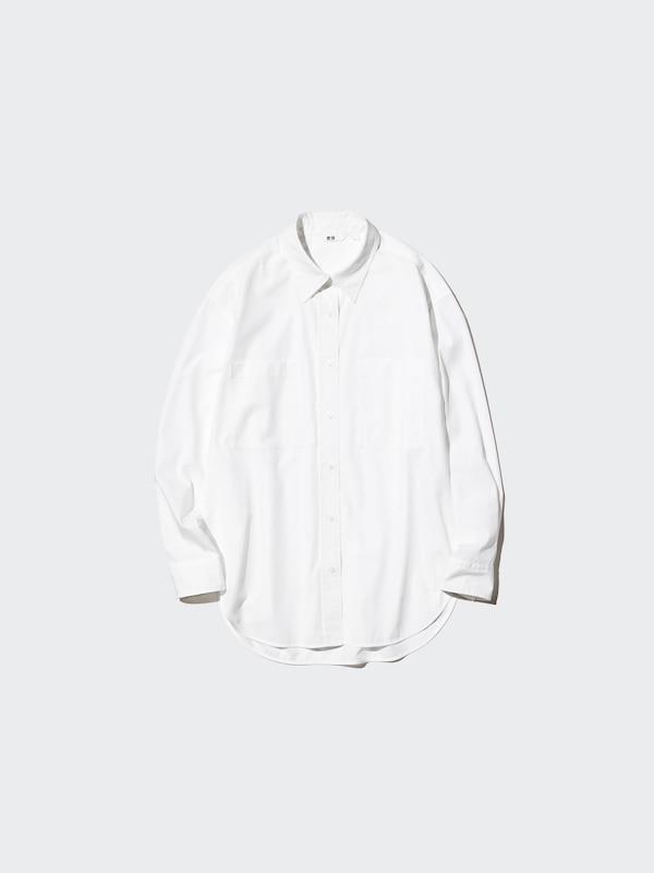 Cotton Oversized Shirt Long Sleeve
