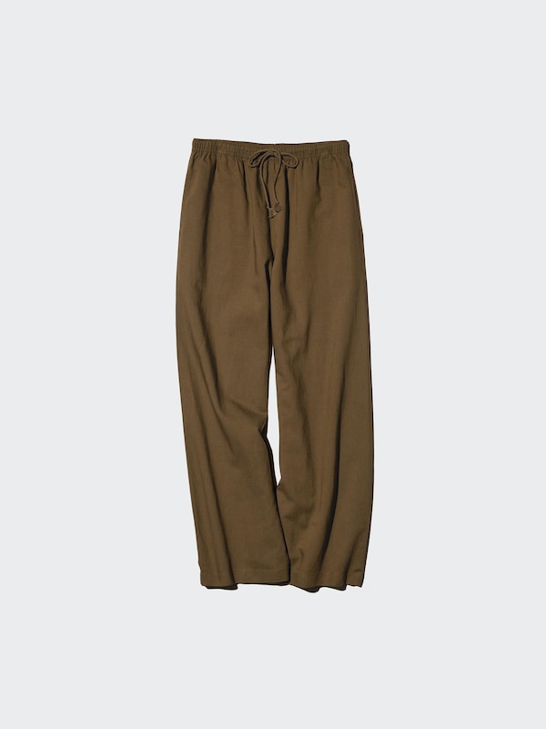 Linen Blend Easy Pants