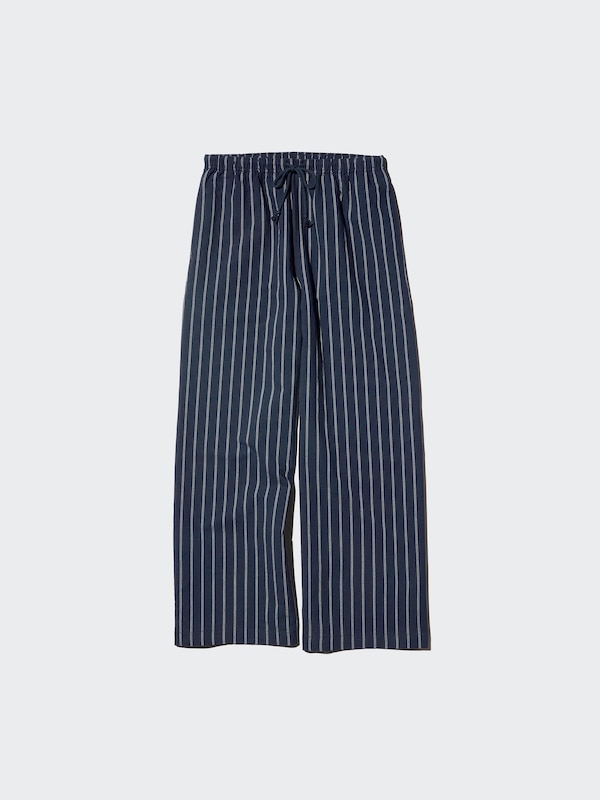 Linen Blend Easy Pants | Striped