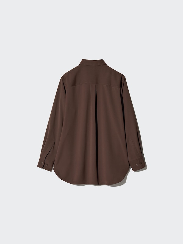Drape Long Shirt Long Sleeve