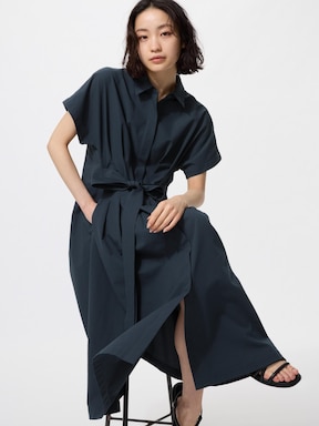 WOMEN'S CREPE JERSEY SHIFT DRESS | SLEEVELESS | UNIQLO PH
