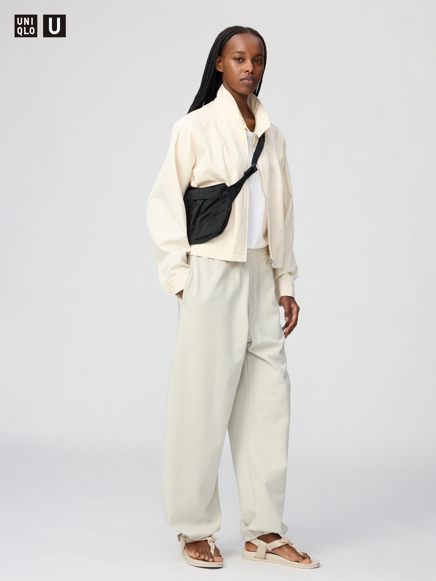 ユニクロ公式 | スウェットカーブパンツ