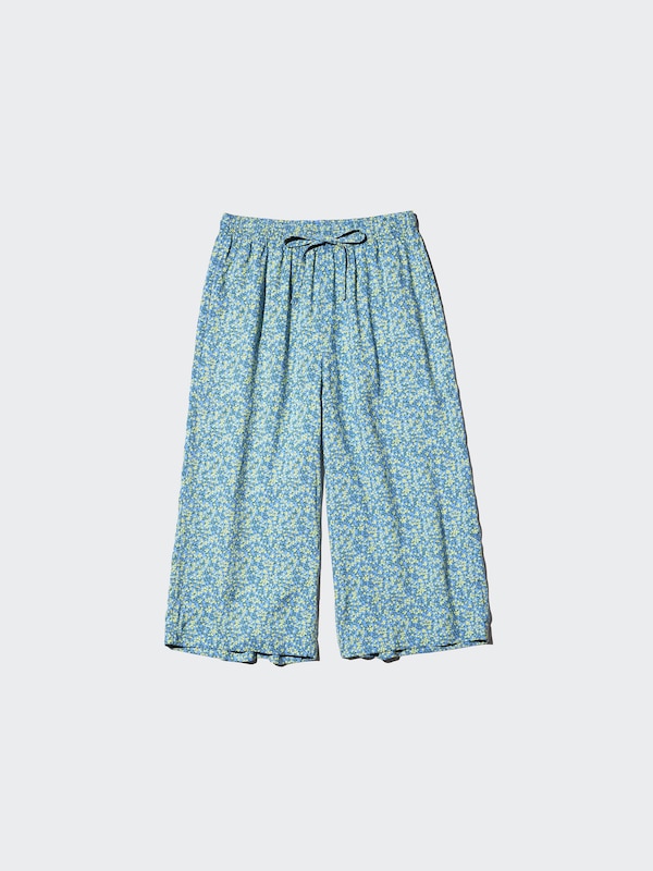 레이온RELACO크롭팬츠(스몰플라워)