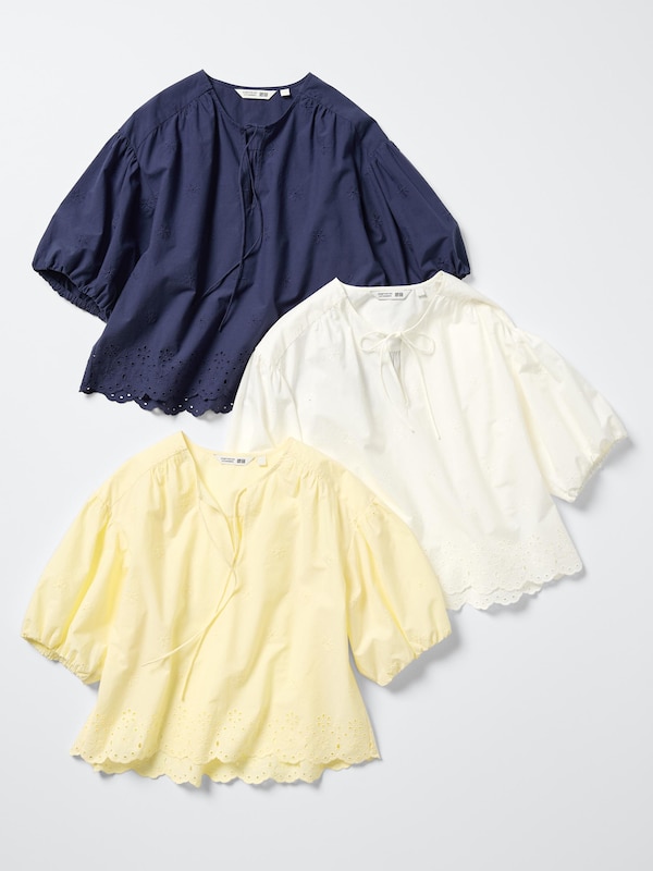 엠브로이더리블라우스(5부)