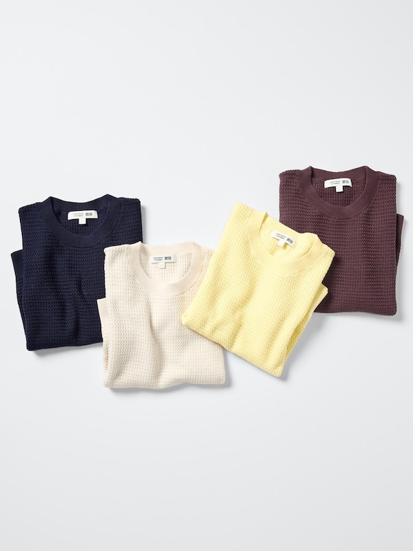 코튼크루넥스웨터(반팔)