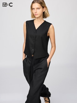 プレミアムリネンベスト