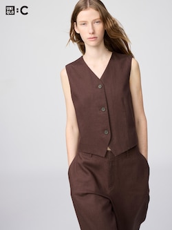 Premium Linen Vest