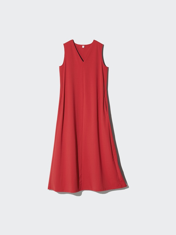 Ultra Stretch V Neck Dress Sleeveless