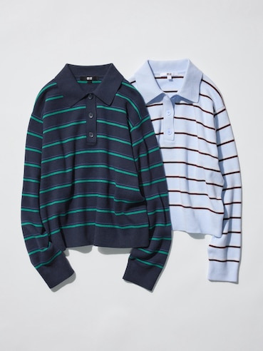 uniqlo sale smooth cotton polo sweater