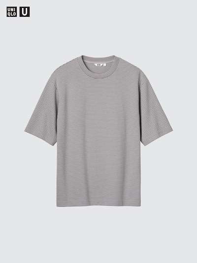 エアリズムコットンオーバーサイズボーダーTシャツ 6