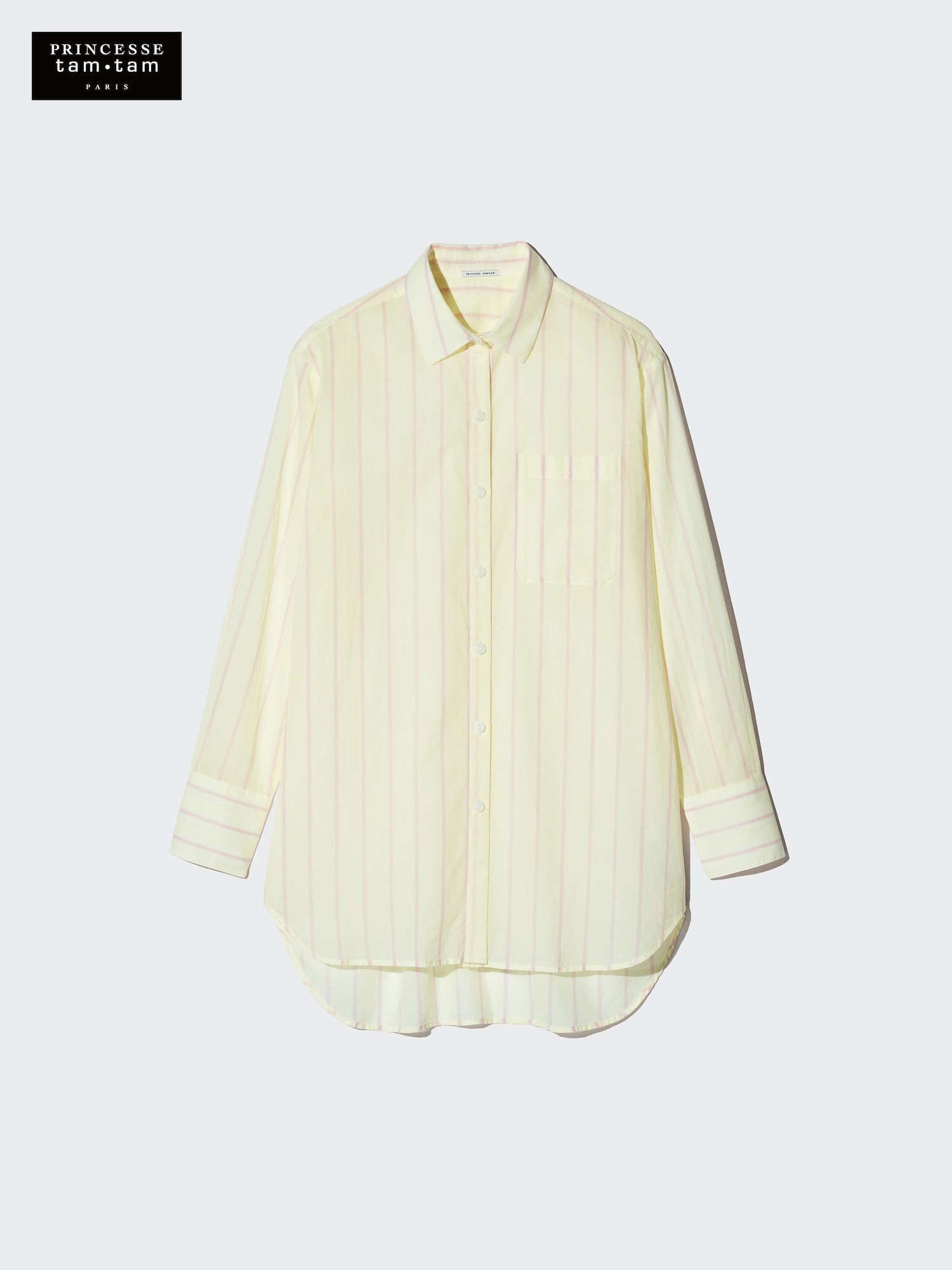 ユニクロ公式 | コットンロングシャツ(レディース)