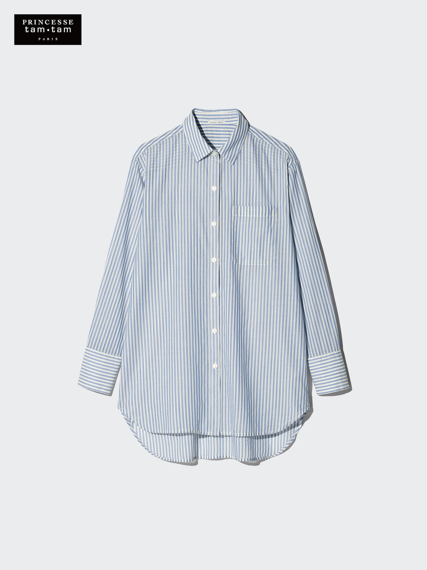 ユニクロ公式 | コットンロングシャツ(レディース)