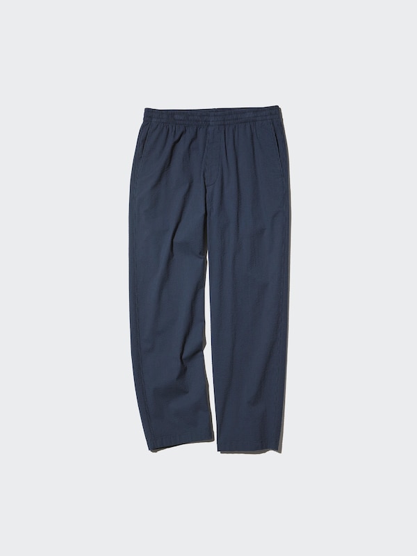 Stretch Easy Ankle Pants Seersucker