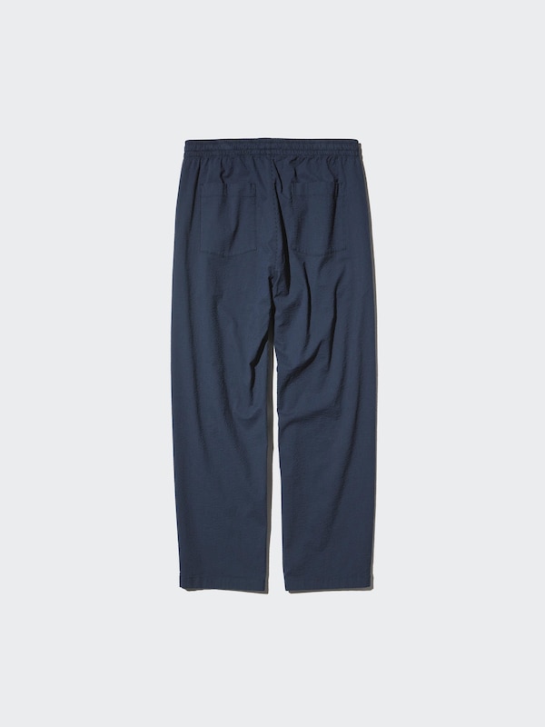 Stretch Easy Ankle Pants Seersucker