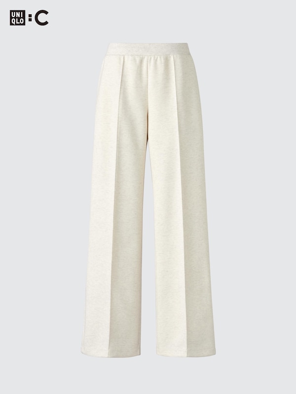 スウェットストレートパンツ丈短め