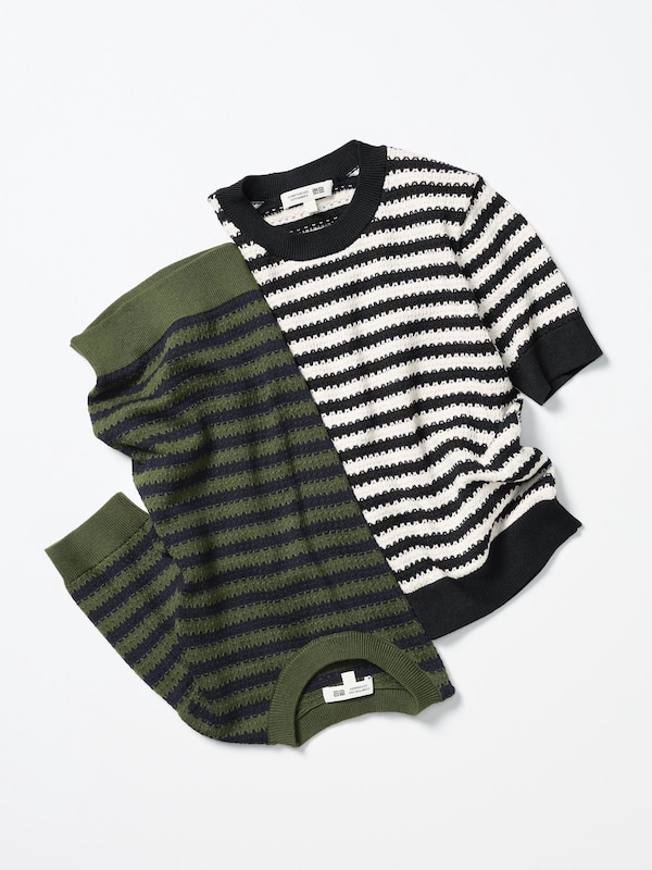 Cotton Sweater Short Sleeve