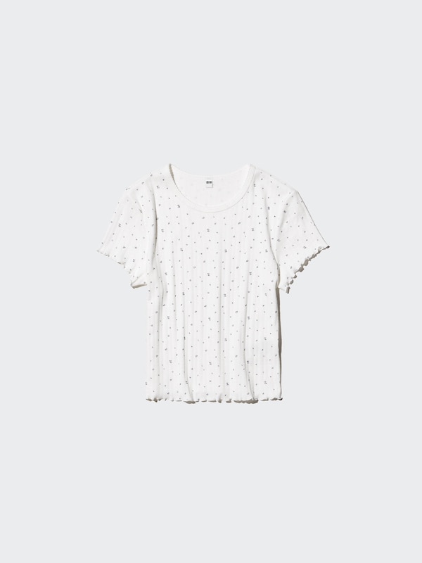 Pointelle Mini T-Shirt