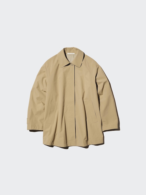 ステンカラーショートコートリラックスフィット