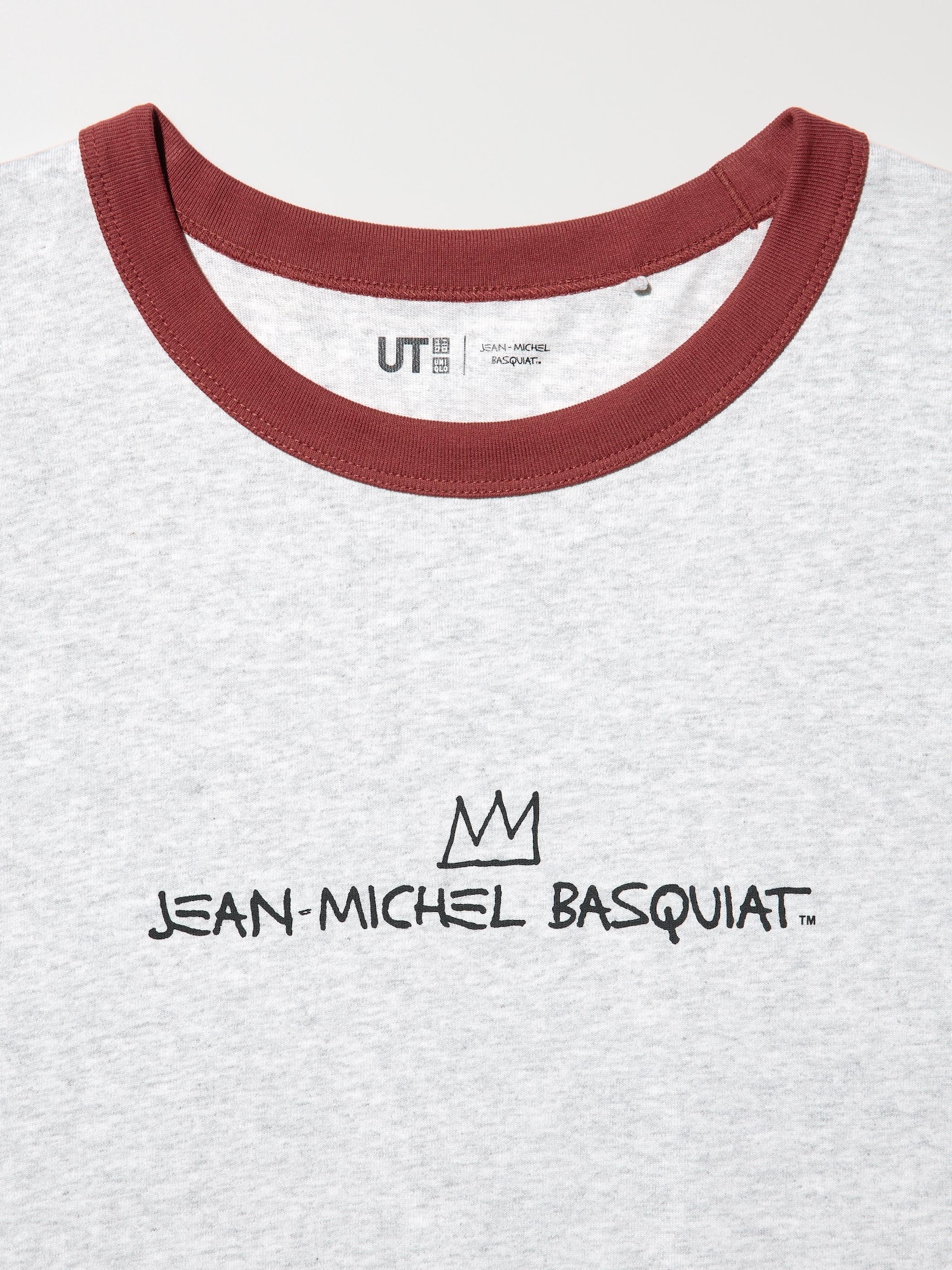 NY POP ART UT Футболка с графикой Basquiat с окантовкой