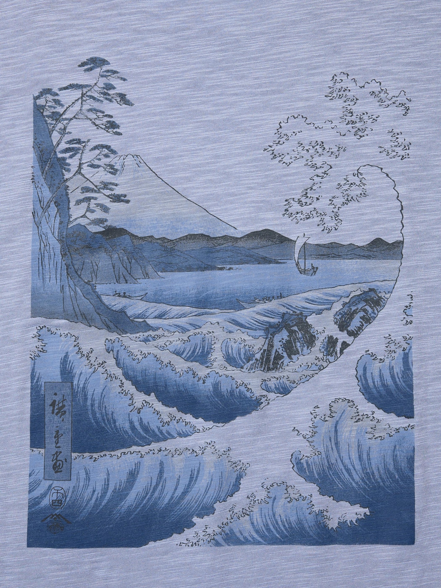 浮世絵　認定書付き ユニクロ公式 | 浮世絵ブルー UT(男女兼用)