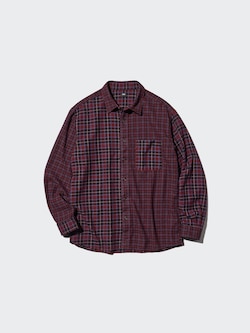 Flannel Checked Shirt Long Sleeve