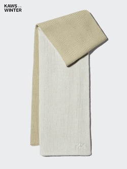 カウズ ウィンター ヒートテックニットマフラー