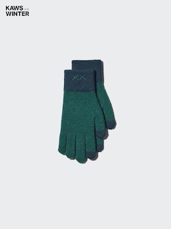 カウズ ウィンター ヒートテックニットグローブ