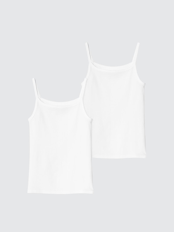 コットンキャミソール/2枚組