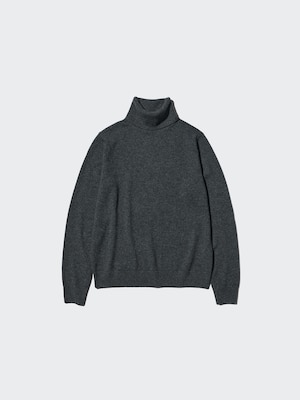 カシミヤタートルネックセーター
