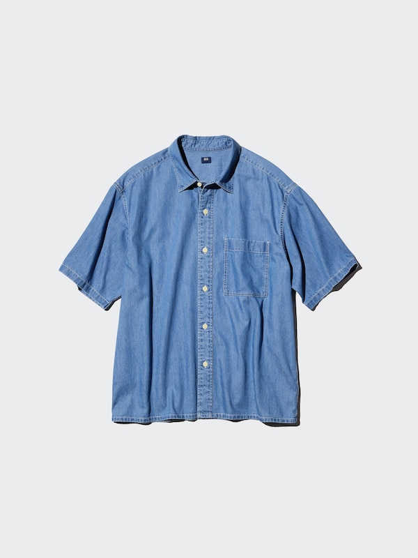 Denim Over Shirt Short Sleeve