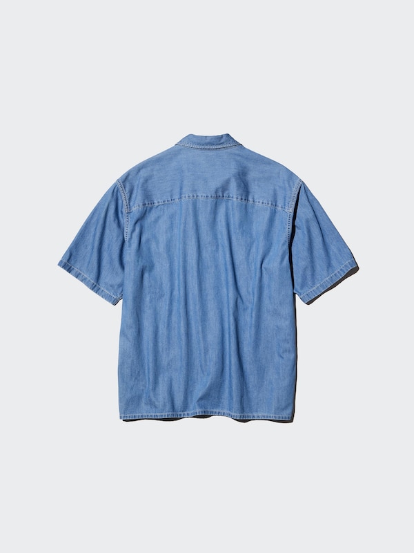 Denim Over Shirt Short Sleeve