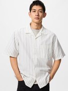 Áo Sơ Mi Vải Cotton Linen | Kẻ Sọc