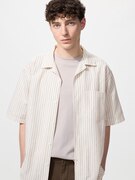 Áo Sơ Mi Vải Cotton Linen | Kẻ Sọc