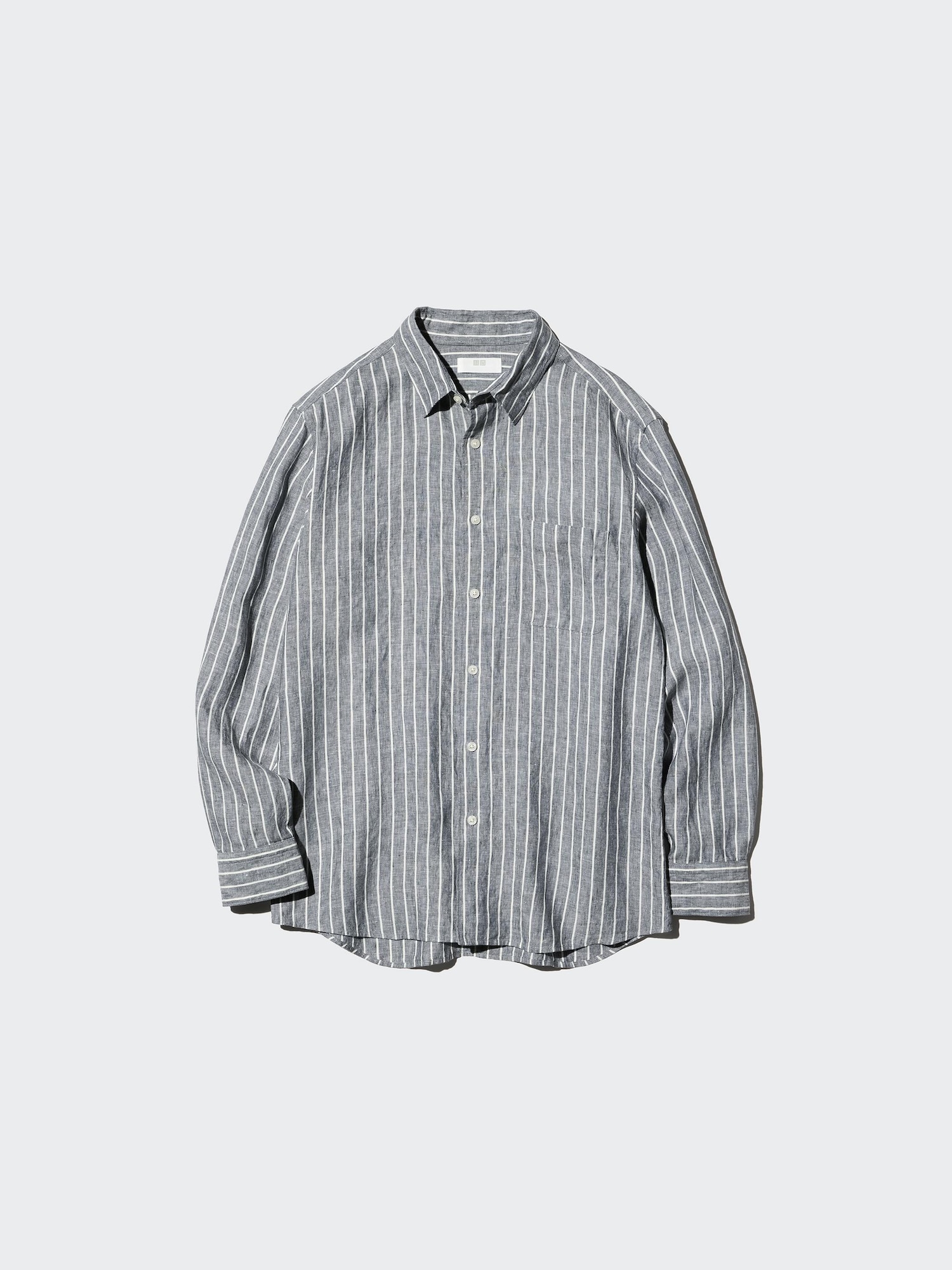 ユニクロ公式 | プレミアムリネンシャツ/ストライプ
