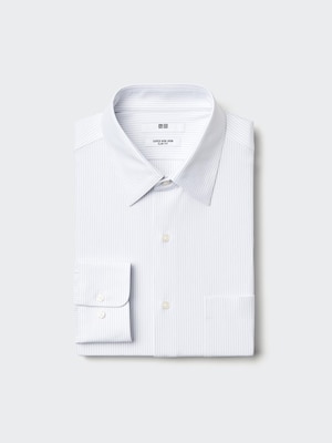 Super Non Iron Slim Fit Shirt Long Sleeve | Regular Collar (Striped)