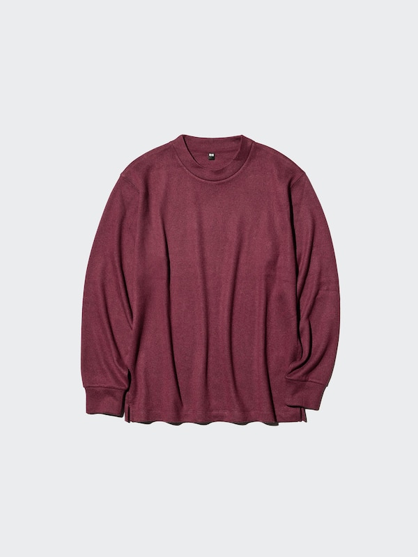 Soft Knitted Fleece Crew Neck T-Shirt