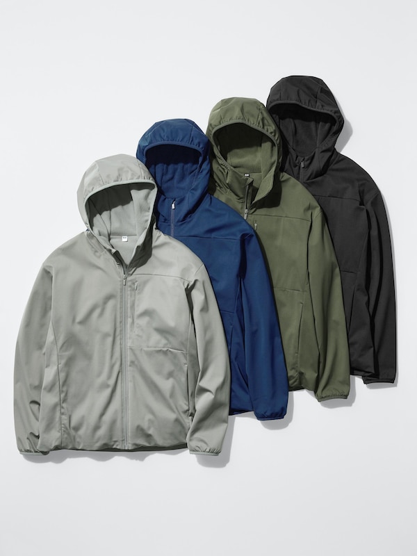 Windproof Fleece Full-Zip Hoodie