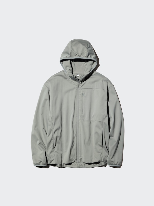 Windproof Fleece Full-Zip Hoodie