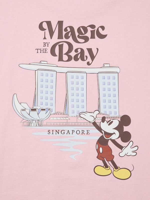 Mickey Mouse in Singapore UT (Short Sleeve Graphic T-Shirt)