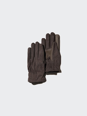 HEATTECH Lined Gloves | Faux Suede