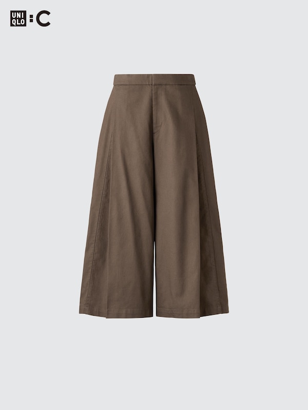 コットンキュロット丈短め