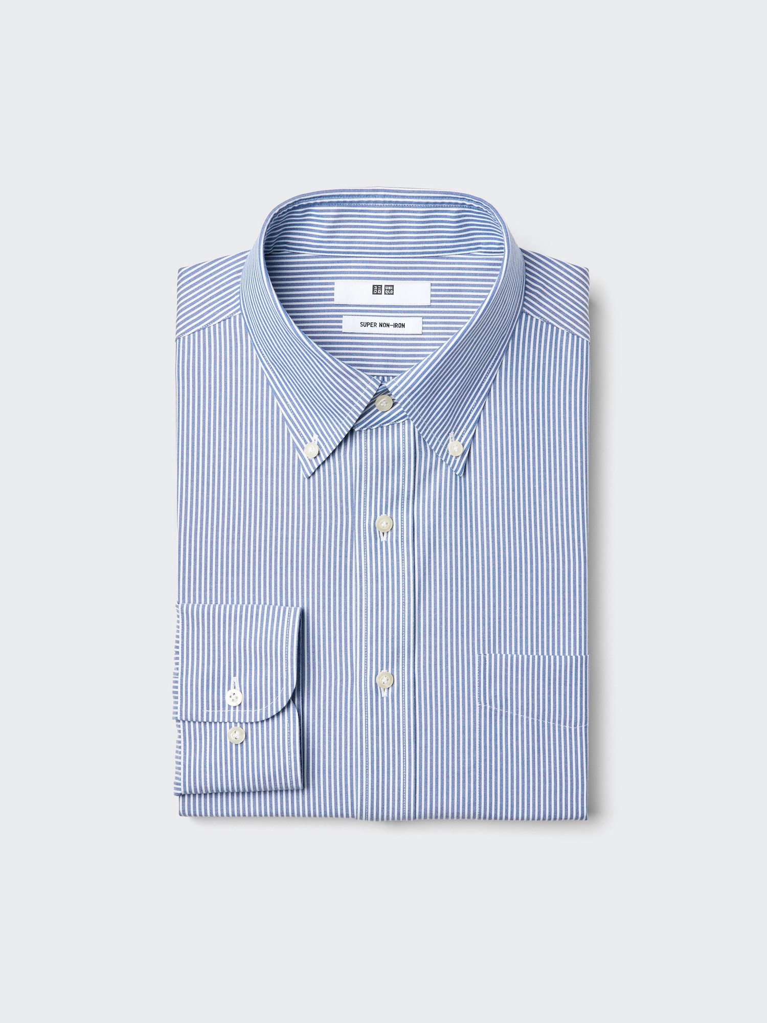 Рубашка Super Non-Iron (воротник баттон-даун) в полоску A