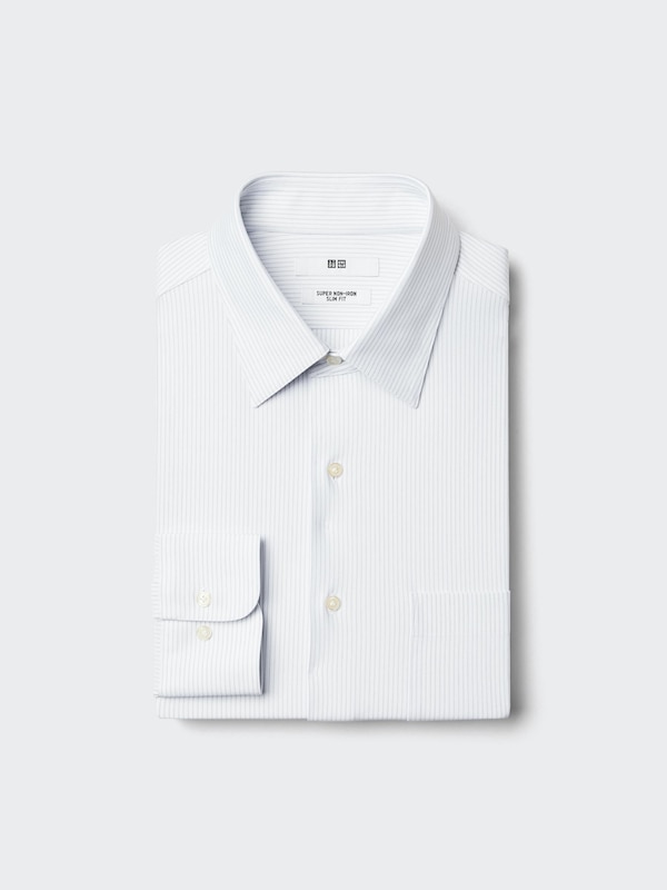 Super Non Iron Stretch Slim Fit Long Sleeve Shirt