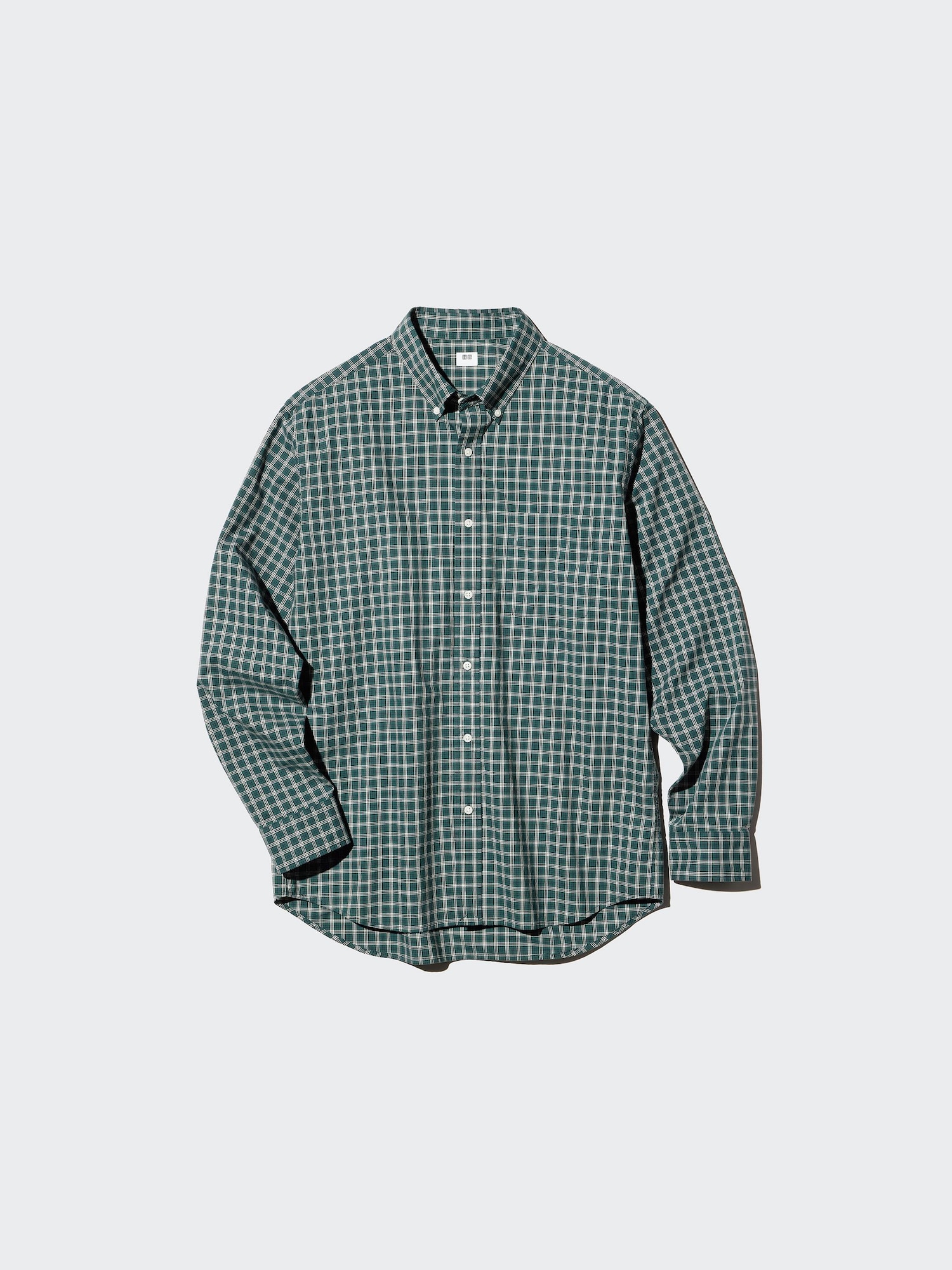 Рубашка из поплина в клетку (button-down) D
