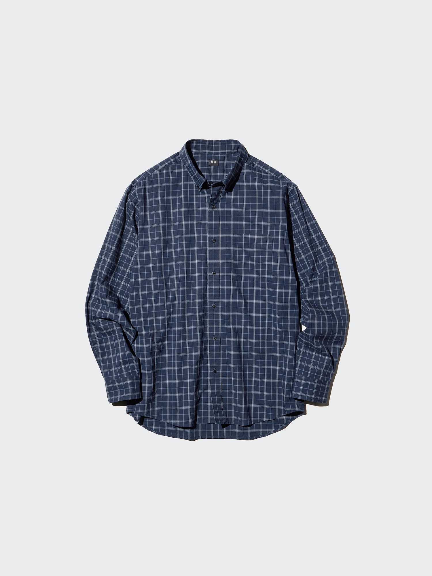 Рубашка из поплина в клетку (button-down) E