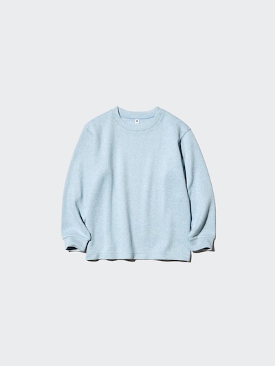 ソフトニットフリースクルーネックTシャツ 5