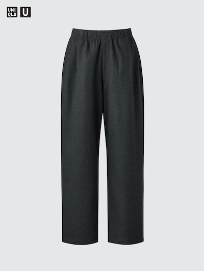 WOMEN / UNISEX BRUSHED JERSEY WIDE PANTS (INSEAM 70-74cm)
