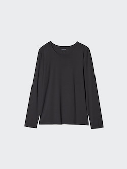 AIRism UV Protection Crew Neck T-Shirt | Long Sleeve