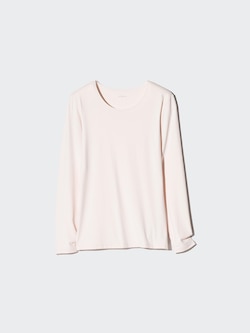 AIRism UV Protection Crew Neck T-Shirt |  Long Sleeve